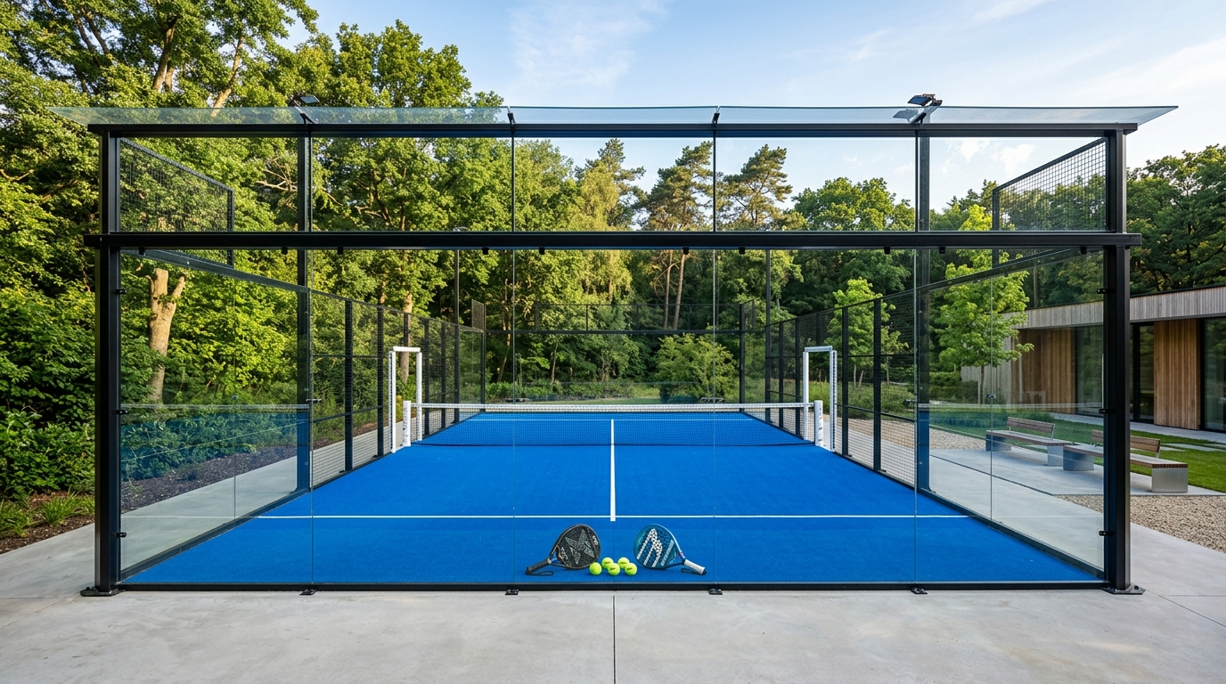 Cancha panorámica de Padel Club La Perla en Duitama